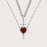 HEART & SWORD NECKLACE