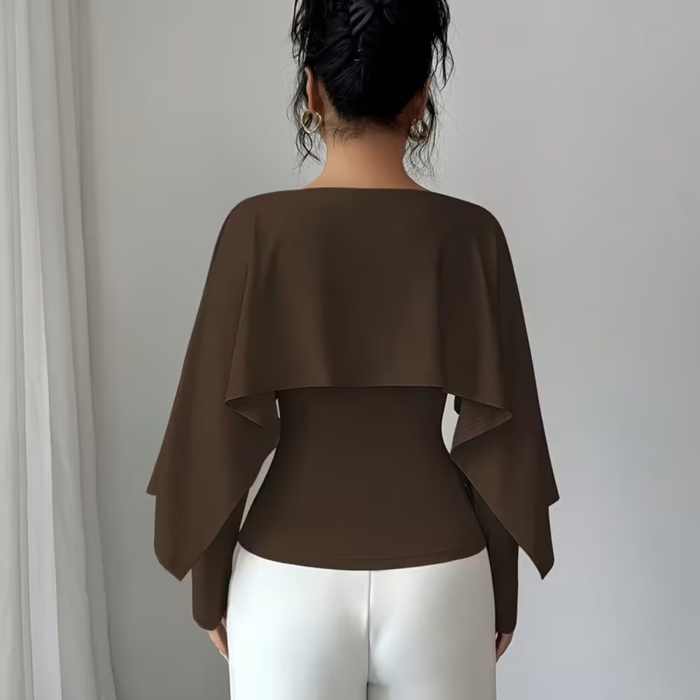Adelina™ | Cape Overlay Top