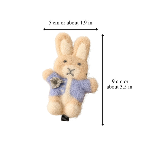 TEDDY HAIR CLIP