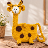 CROCHET GIRAFFE TOTE BAG