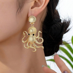 OCTOPUS EARRINGS (PAIR)