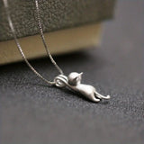 DANGLING KITTY NECKLACE