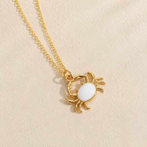 EMERALD CRAB NECKLACE