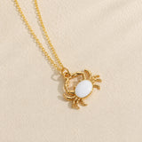 EMERALD CRAB NECKLACE