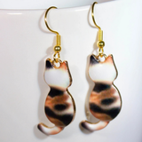 CHARMING CAT EARRINGS (PAIR)
