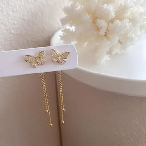 BUTTERFLY EARRINGS (PAIR)