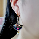 RENAISSANCE FLOWER EARRINGS (PAIR)