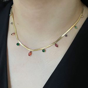 RADIANT GEM NECKLACE