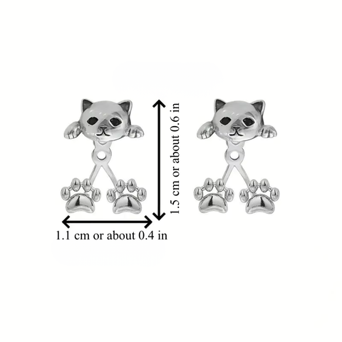CAT PAWS EARRINGS (PAIR)