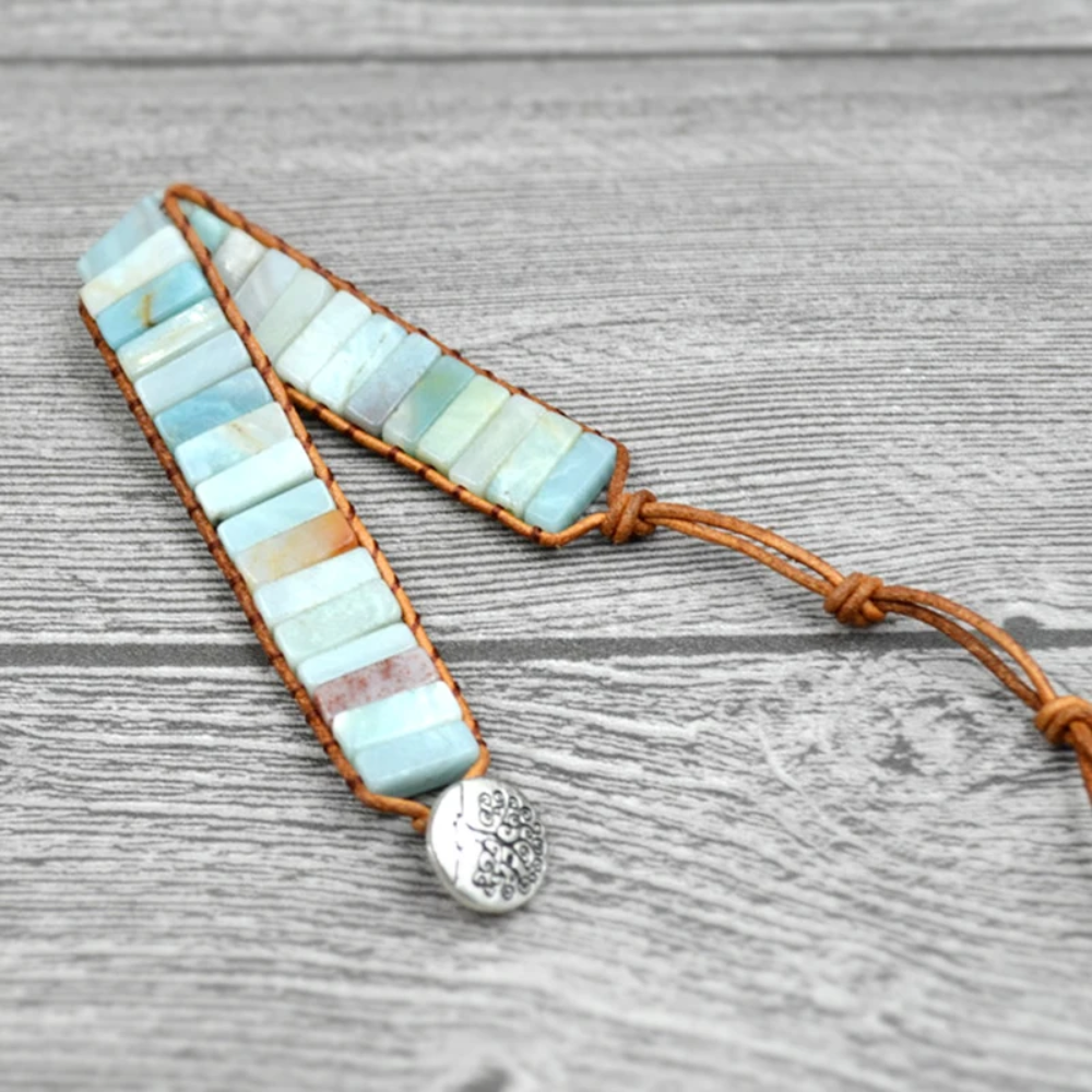 AMAZONITE BRACELET (ADJUSTABLE)