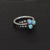 BLUE OPAL HOOP