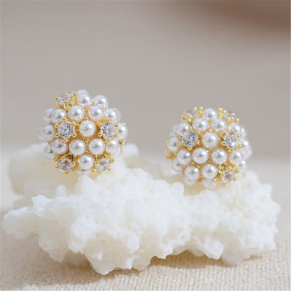 PEARL CLUSTER EARRINGS PAIR Ashlen