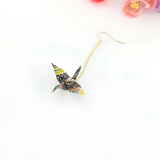 ORIGAMI DRAGON EARRINGS (PAIR)