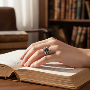 MIDNIGHT GOTHIC RING (ADJUSTABLE)