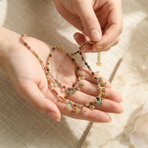 MIXED GEMSTONE SET