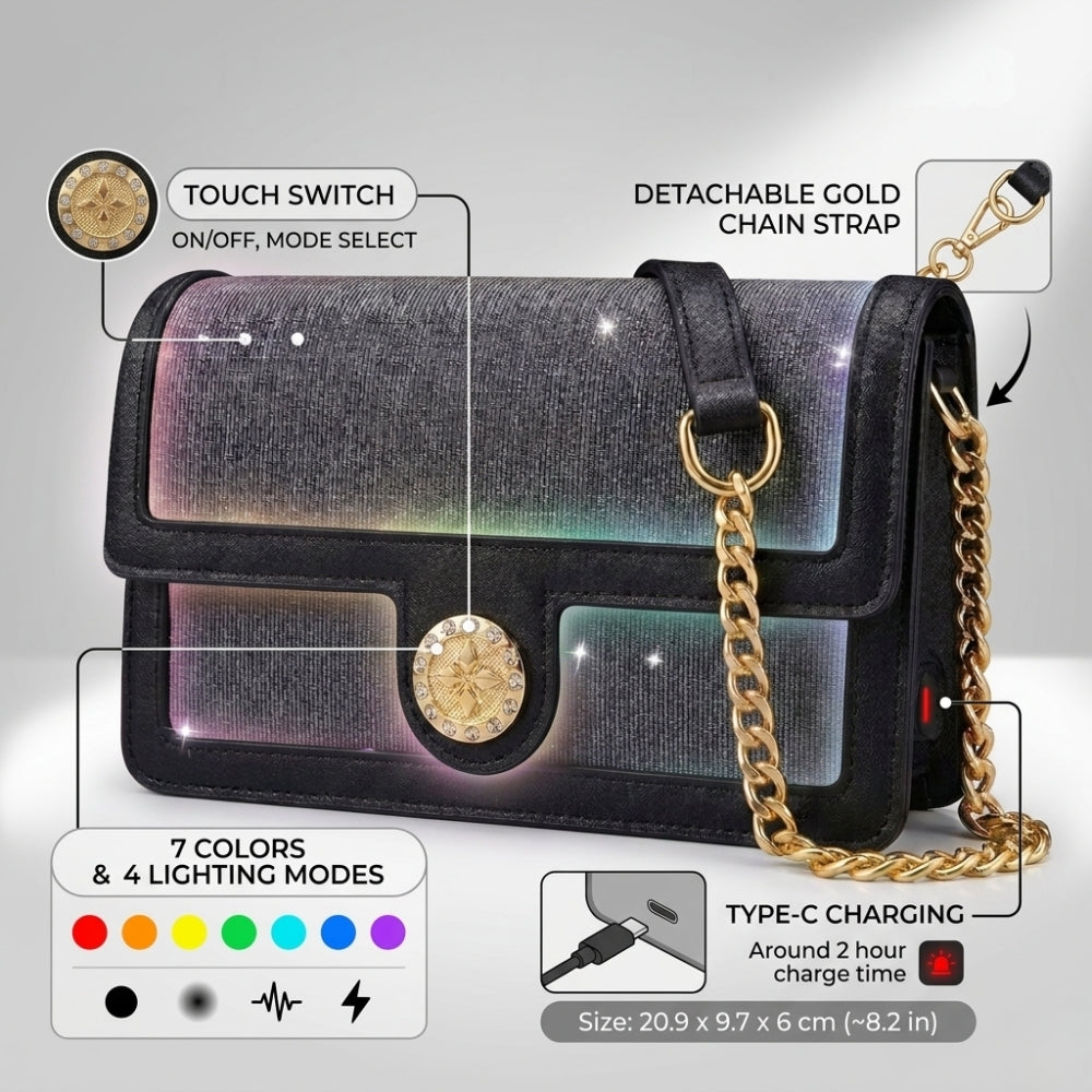 GlowChic™ | LED Light Shoulder Bag