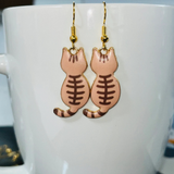 CHARMING CAT EARRINGS (PAIR)