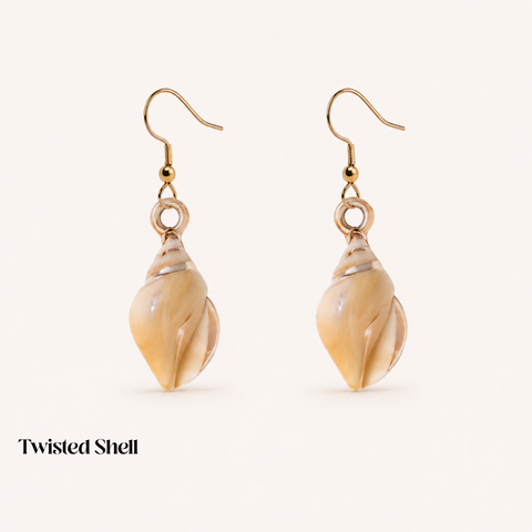 SEASHELL EARRINGS (PAIR)