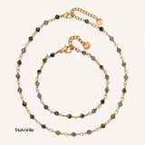 RAW EMERALD GEMSTONE SET