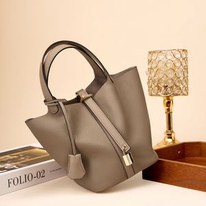 BELLATREND™ LEATHER BUCKET HANDBAG