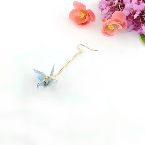 ORIGAMI DRAGON EARRINGS (PAIR)