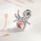 MULTICOLOR SPIDER EARRINGS (PAIR)
