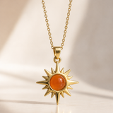 CITRINE SUN NECKLACE