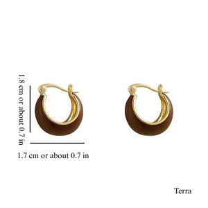 WOODLAND AURA HOOPS (PAIR)
