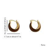 WOODLAND AURA HOOPS (PAIR)