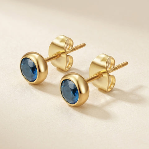CRYSTAL STUD EARRINGS (PAIR)