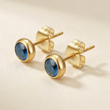 CRYSTAL STUD EARRINGS (PAIR)