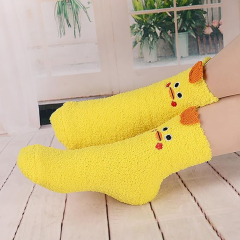 FLUFFY CARTOON SOCKS