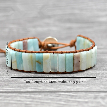 AMAZONITE BRACELET (ADJUSTABLE)