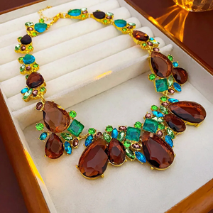 VINTAGE CLUSTER NECKLACE