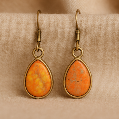 OYSTER BOHO EARRINGS (PAIR)