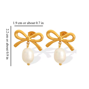 GRACE PEARL EARRINGS (PAIR)
