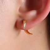 HORN EARRINGS (PAIR)