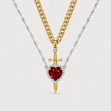 HEART & SWORD NECKLACE