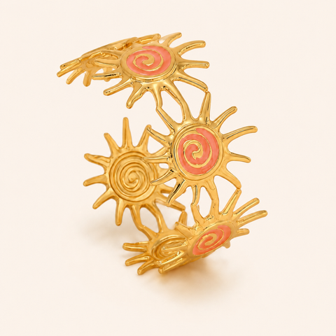 SUNBURST SPIRAL CUFF