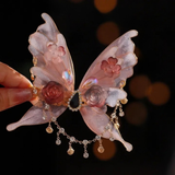 IRIDESCENT BUTTERFLY HAIR CLIP
