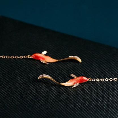 LUCKY KOI EARRINGS (PAIR)