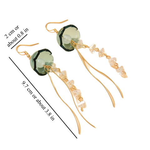 JELLYFISH DANGLE EARRINGS (PAIR)