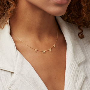 MINIMALIST LETTER NECKLACE