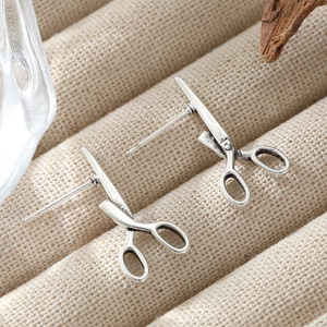 SCISSOR EARRINGS (PAIR)