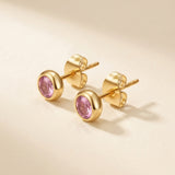 CRYSTAL STUD EARRINGS (PAIR)