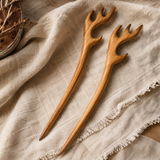 DEER ANTLER HAIRPINS (2 PCS)