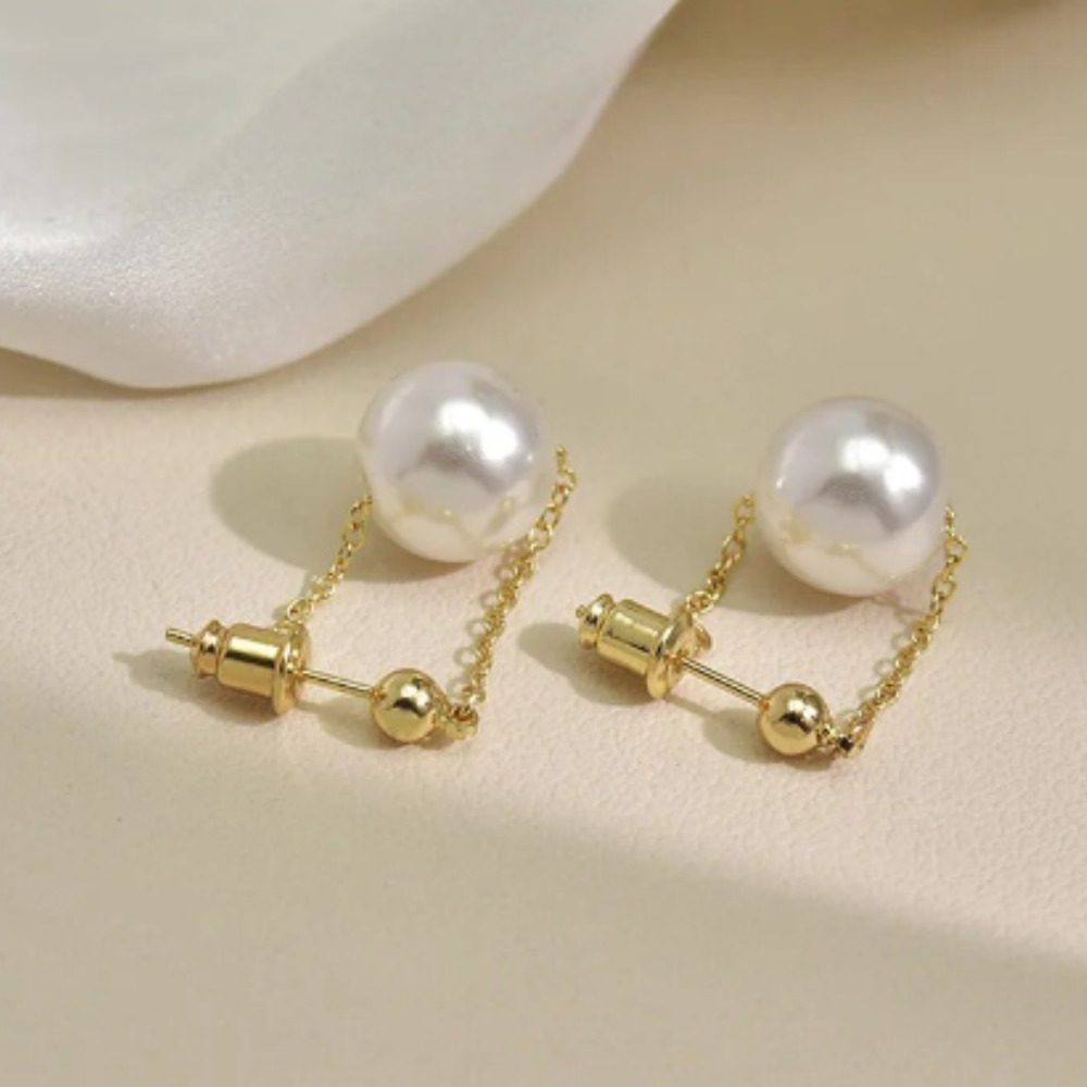 SOPHISTICATED PEARL EARRINGS (PAIR)