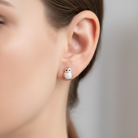 PENGUIN OPAL STUDS (PAIR)