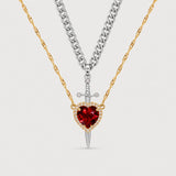 HEART & SWORD NECKLACE