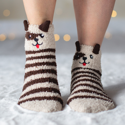 FLUFFY CARTOON SOCKS